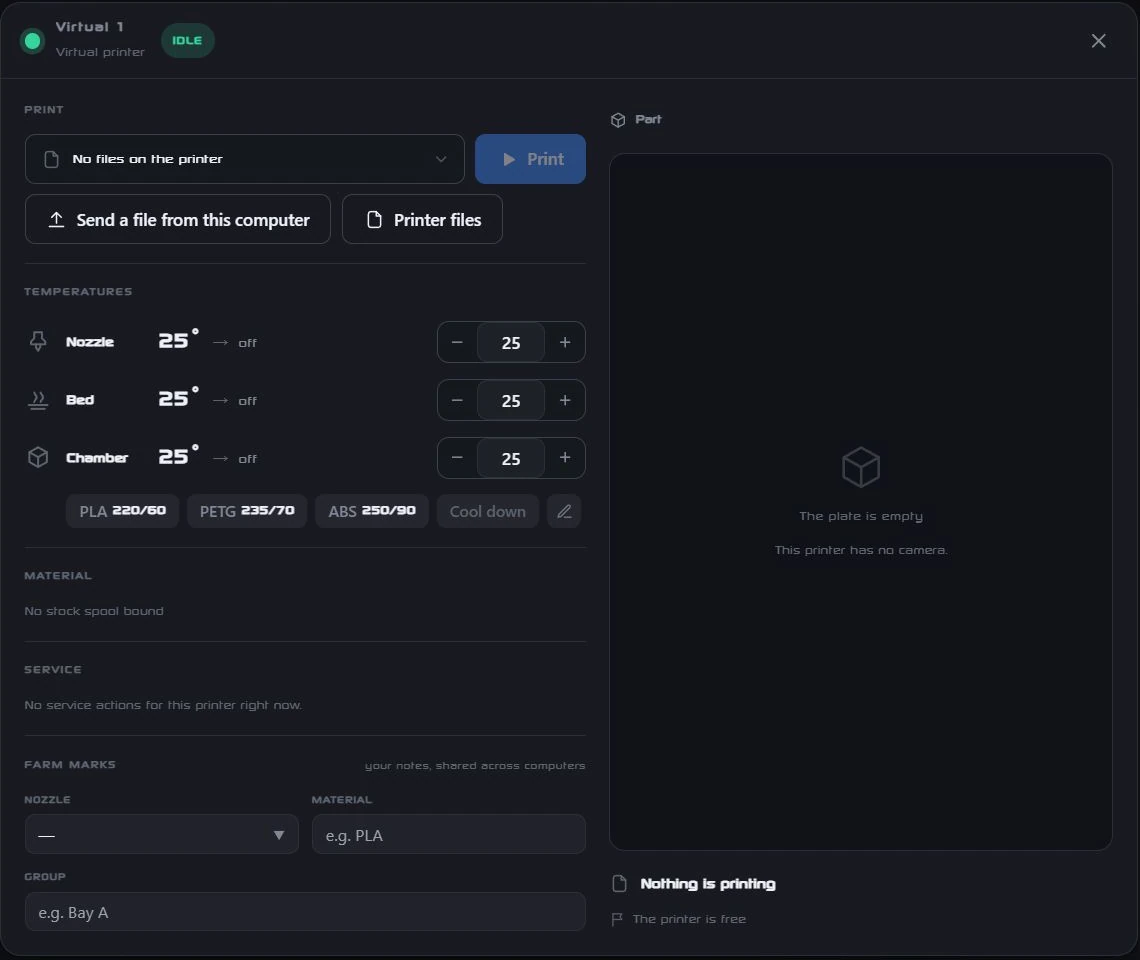 From the overview to one device